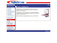 Tablet Screenshot of findmycarpart.com